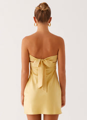 Yulina Mini Dress - Yellow