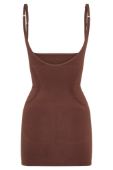 Jocelyn Backless Shapewear Mini Dress - Espresso