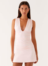 Cherry Sky Mini Dress - Pink