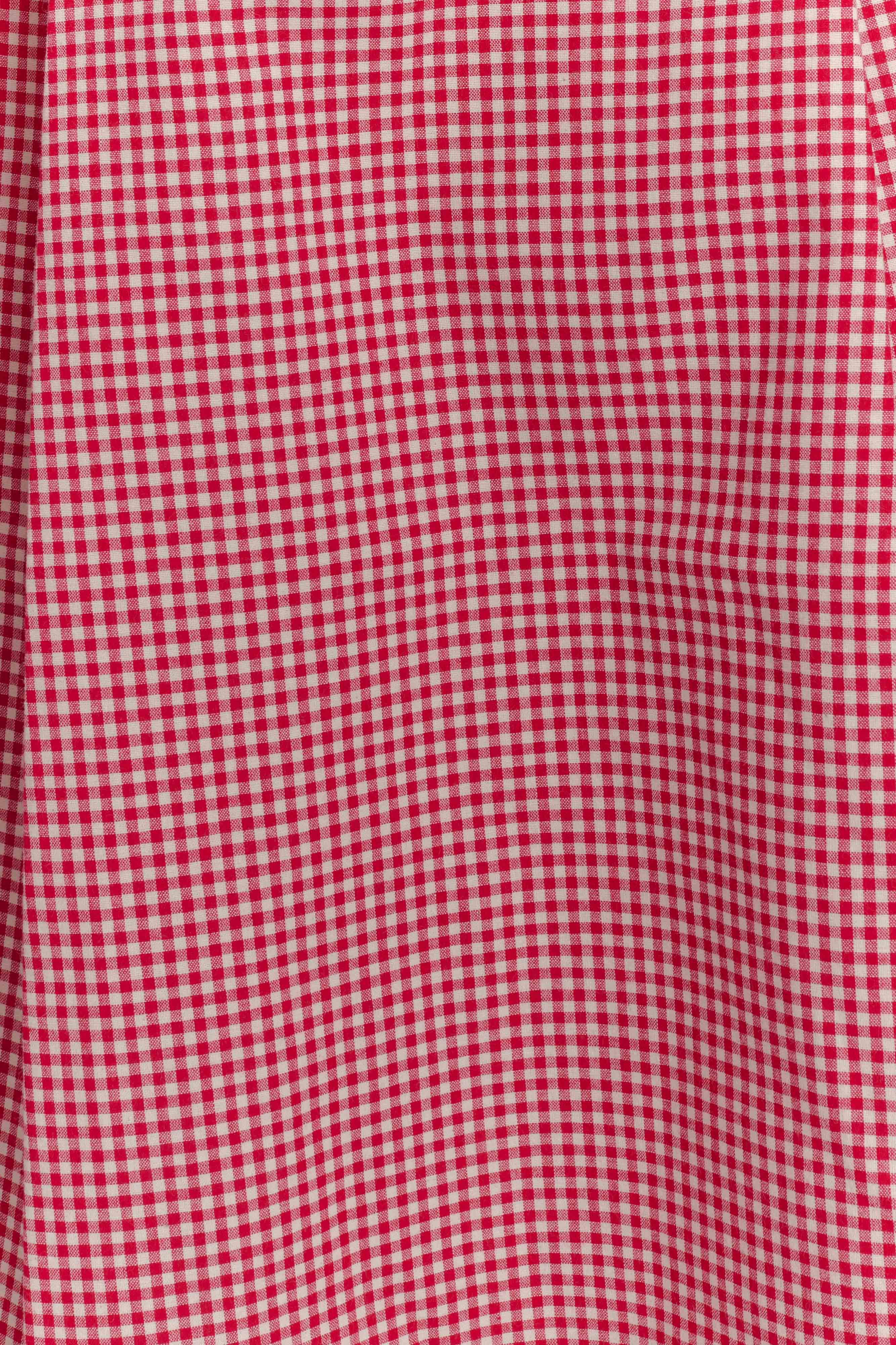 Juana Halter Midi Dress - Red Gingham