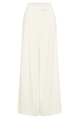 Jacqueline Pleated Wide Leg Pants - Ivory