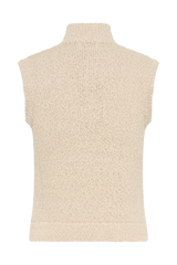 Azalea Sleeveless Knit Top - Wheat