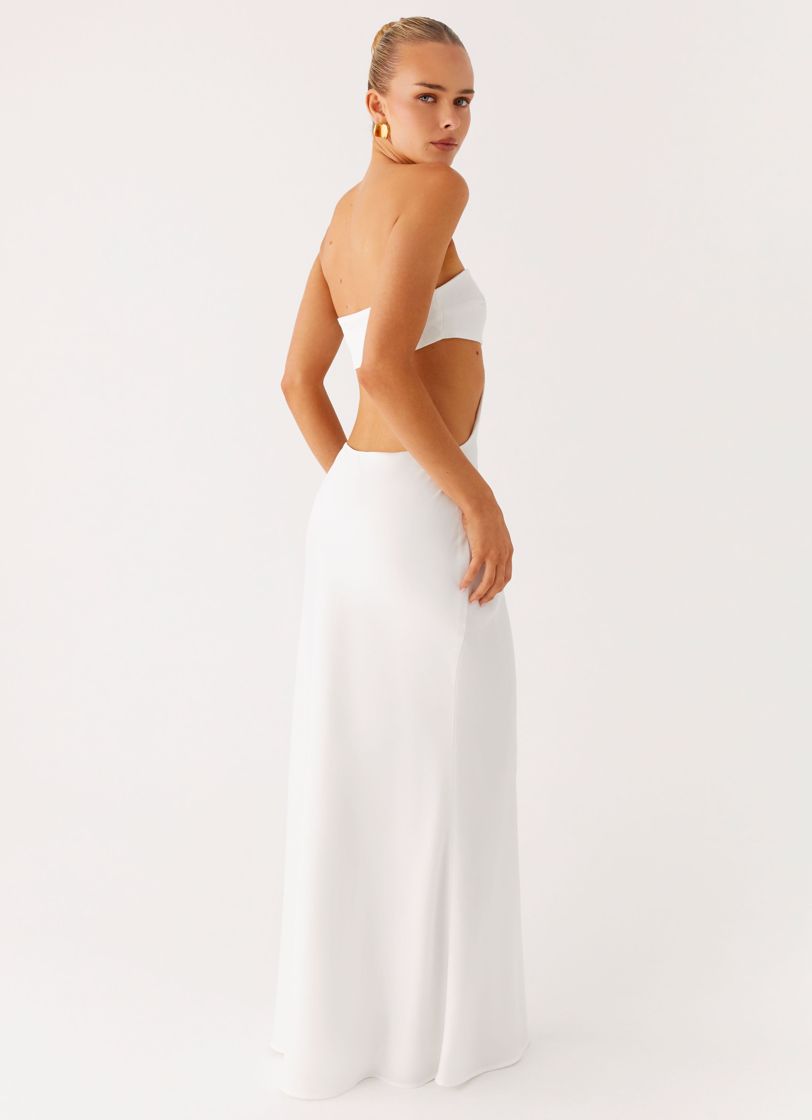 Kiss Me Cut Out Maxi - Ivory