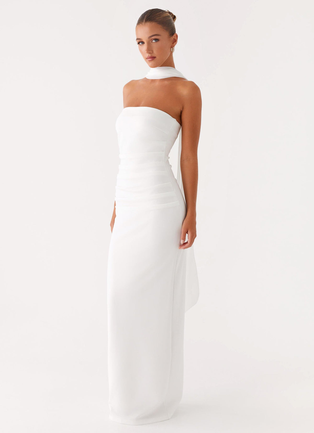 Libra Maxi Dress - White
