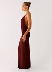 Nomad Muse Maxi Dress - Chocolate