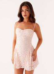 Promenade Mini Dress - Pink