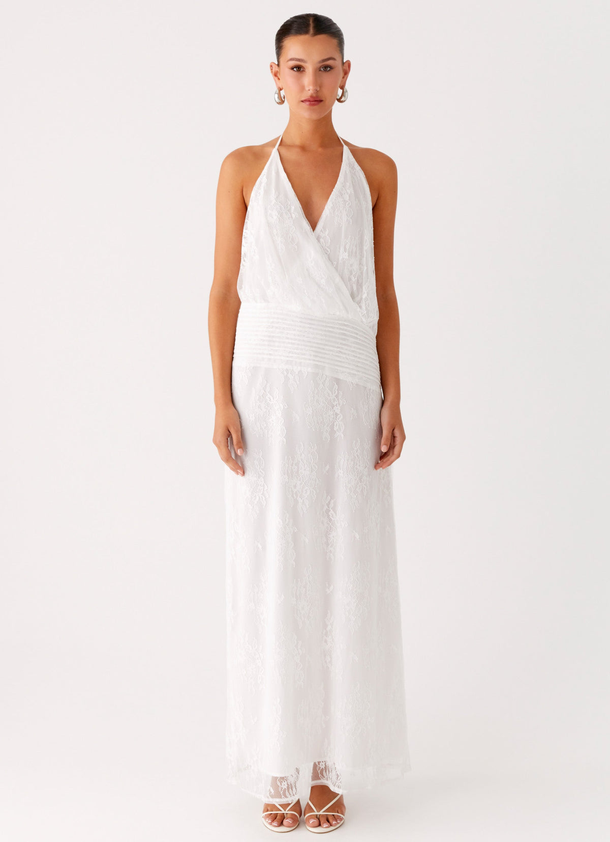Reinhart Halter Maxi Dress - White