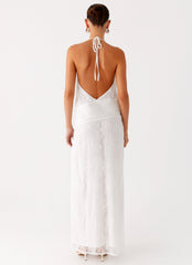 Reinhart Halter Maxi Dress - White