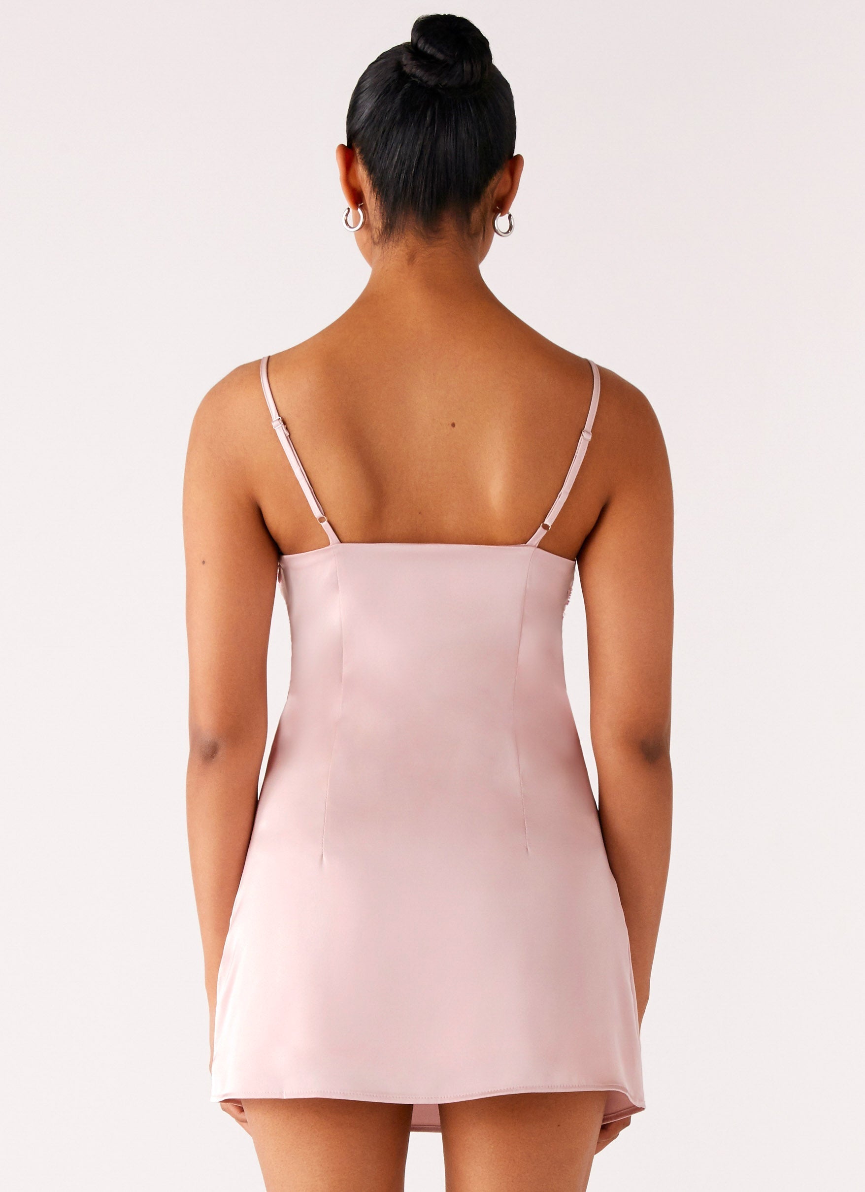 Zion Beaded Mini Dress - Pink